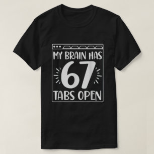 Lustige Chaotische Gehirn Zitat Alberne Verwirrung T-Shirt