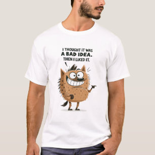 Lustige chaotische Hyänen-Figur als Geschenk T-Shirt