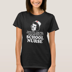 Lustige chaotische Schulkrankenschwester Krankensc T-Shirt