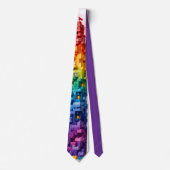 Lustige Charaktere Regenbogensteine Krawatte (Vorderseite)
