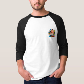 Lustige Charaktere Zurück zur Schule Ballon T-Shirt