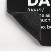 Lustige Cheer Dad Definition Bester Dad Ever Cheer Mousepad (Ecke)