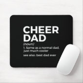 Lustige Cheer Dad Definition Bester Dad Ever Cheer Mousepad (Mit Mouse)
