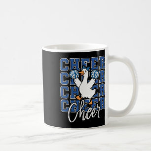 Lustige Cheer Gans Squad Blau Coquette Bogen Sport Kaffeetasse
