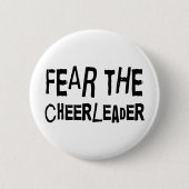 Lustige Cheerleader Button (Vorderseite)