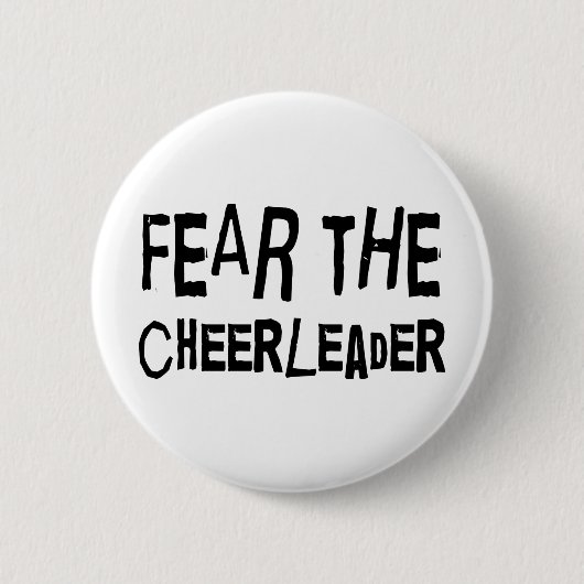 Lustige Cheerleader Button (Vorderseite)