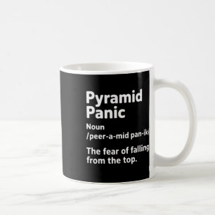 Lustige Cheerleader-Definition Pyramid Panic Team Kaffeetasse