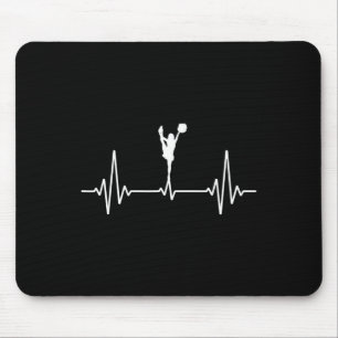 Lustige Cheerleader Kunst Mädchen Frauen Cheer Che Mousepad