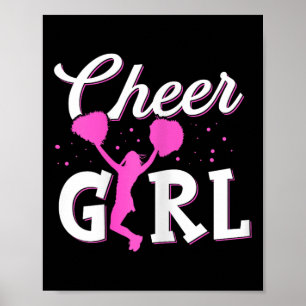 Lustige Cheerleading-Mädchen Frauen Cheer-Mutter C Poster