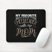 Lustige Cheerleading-Mutter Leopard Cheetah Print  Mousepad (Mit Mouse)