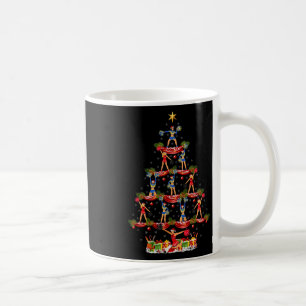 Lustige Cheerleading-Weihnachtsbeleuchtung Cheerle Kaffeetasse