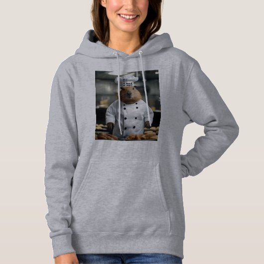 Lustige Chef Capybara, Damen Hoodie (Vorderseite)