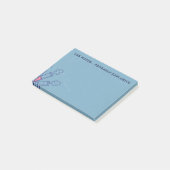 Lustige Chemie-Lab-Post-It-Notizen Post-it Klebezettel (angewinkelt)