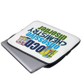 Lustige Chemie Laptopschutzhülle (Vorne Knopf)