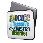 Lustige Chemie Laptopschutzhülle (Vorderseite Links)