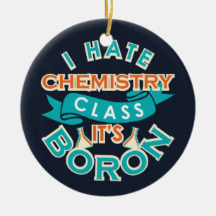 Lustige Chemie-Witz Wissenschafts-Absolvent Keramik Ornament