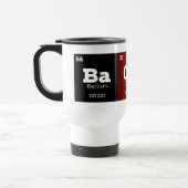 Lustige chemische Elemente Bacon Reisebecher (Links)