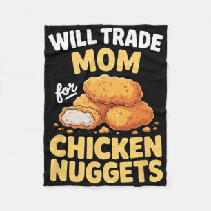 Lustige Chicken Nuggets lieben Chicken Chicken Nug Fleecedecke