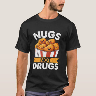Lustige Chicken Nuggets Nugget Liebe Fast Food Ten T-Shirt