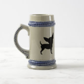 Lustige Chihuahua Bierglas (Links)