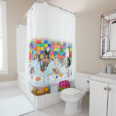 Lustige Chihuahua des Hund 121 im Bad Duschvorhang (Beispiel)