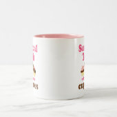 Lustige chirurgische Technologie Zweifarbige Tasse (Mittel)