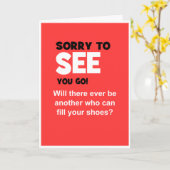 lustige Christliche Abschied von Kollegen Karte (Gelbe Blume)