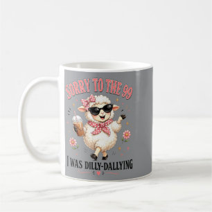 Lustige christliche Schafe Entschuldigung an die 9 Kaffeetasse