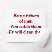 Lustige christliche Sprichwort-Mausunterlage Mousepad (Mit Mouse)
