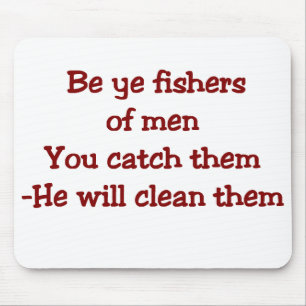 Lustige christliche Sprichwort-Mausunterlage Mousepad