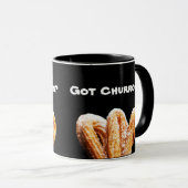 Lustige Churros Klassiker-Tasse Tasse (VorderseiteRechts)