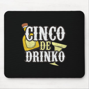 Lustige Cinco-De-Mayo-Drinko-Feier Mousepad