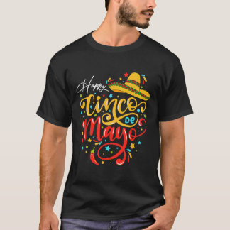 Lustige Cinco-De-Mayo-Party-Fiesta 5. Mai Mexikani T-Shirt