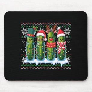 Lustige Ckles Weihnachtslichter Santa Hut Xmas häs Mousepad