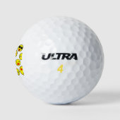 lustige Clown Emojis Golfball (Logo)