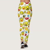 lustige Clown Emojis Leggings (Rückseite)