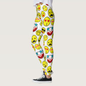 lustige Clown Emojis Leggings (Links)
