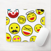 lustige Clown Emojis Mousepad (Mit Mouse)