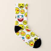 lustige Clown Emojis Socken (Links - Innen)