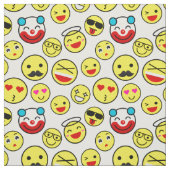 lustige Clown Emojis Stoff (Muster)