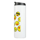 lustige Clown Emojis Thermosbecher (Nach rechts gedreht)