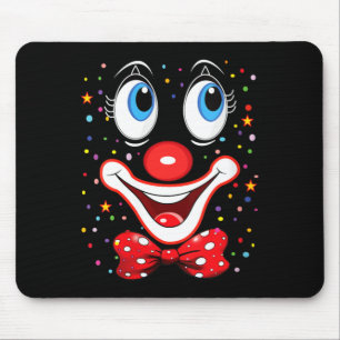Lustige Clown-Kostüme für Kinder Karneval für Dame Mousepad