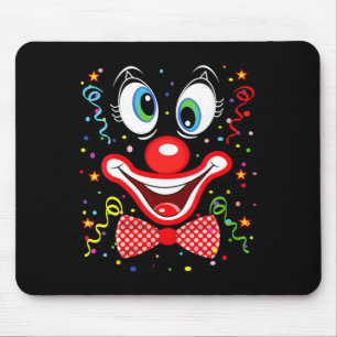 Lustige Clownkostüme für Frauen für Kinderkarneval Mousepad