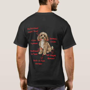 Lustige Cockapoo-Anatomie - Einzigartiges Valentin T-Shirt