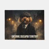 Lustige Cockapoo-Fußmatte Hundetür-Matte Geschenk Fußmatte (Vorderseite)
