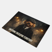 Lustige Cockapoo-Fußmatte Hundetür-Matte Geschenk Fußmatte (Schrägansicht)