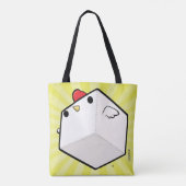 Lustige Cockblock Taschentasche Tasche (Rückseite)