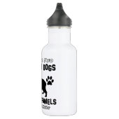 Lustige cocker spaniel-Entwürfe Edelstahlflasche (Rechts)