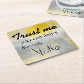 Lustige Cocktail-Papier-Untersetzer Rechteckiger Pappuntersetzer (angewinkelt)