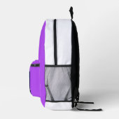 Lustige Coding-Residenz, Retro-Synthwave-Neon-Hack Bedruckter Rucksack (Rechts)